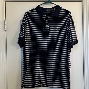 Polo by Ralph Lauren Men's Classic Navy and White Polo
